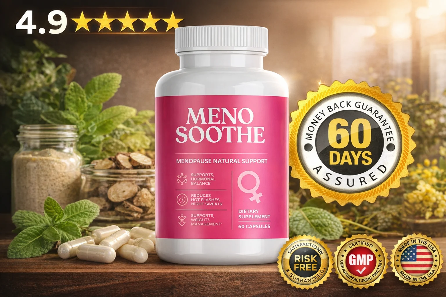 MenoSoothe Natural Supplement